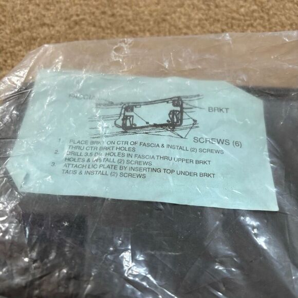 Premium OEM License Plate Bracket 04857351AB *NEW* - Picture 2 of 4